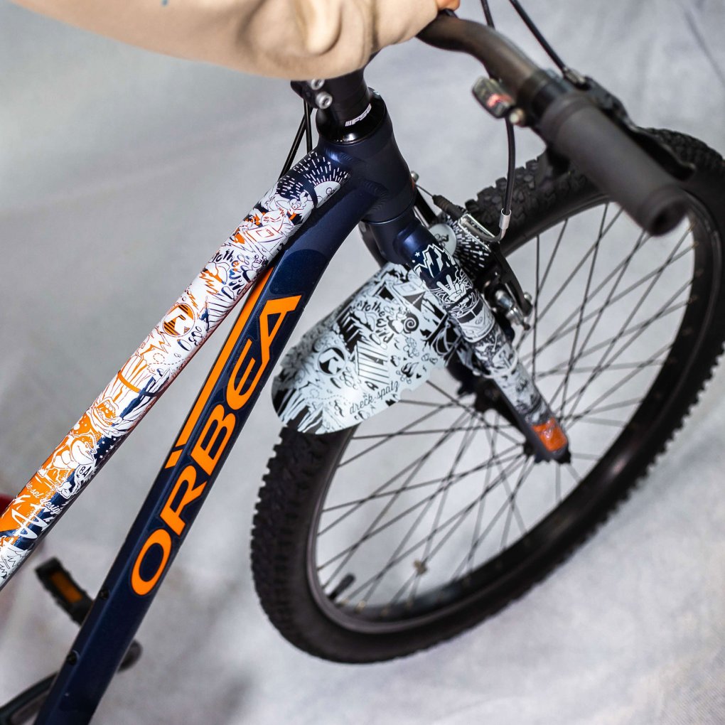 rie:sel design dreck:spatz Fender for Childrens Bicycles - adventure