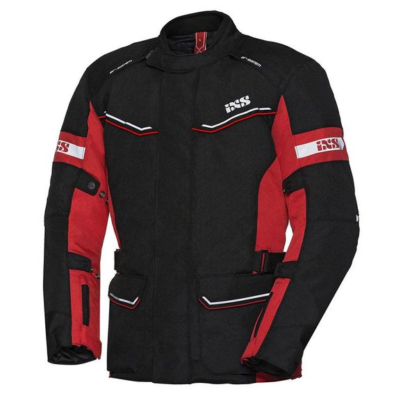 Ixs Tour Evans St Woman Motorcycle Jacket - Black / RedRef: IS0799