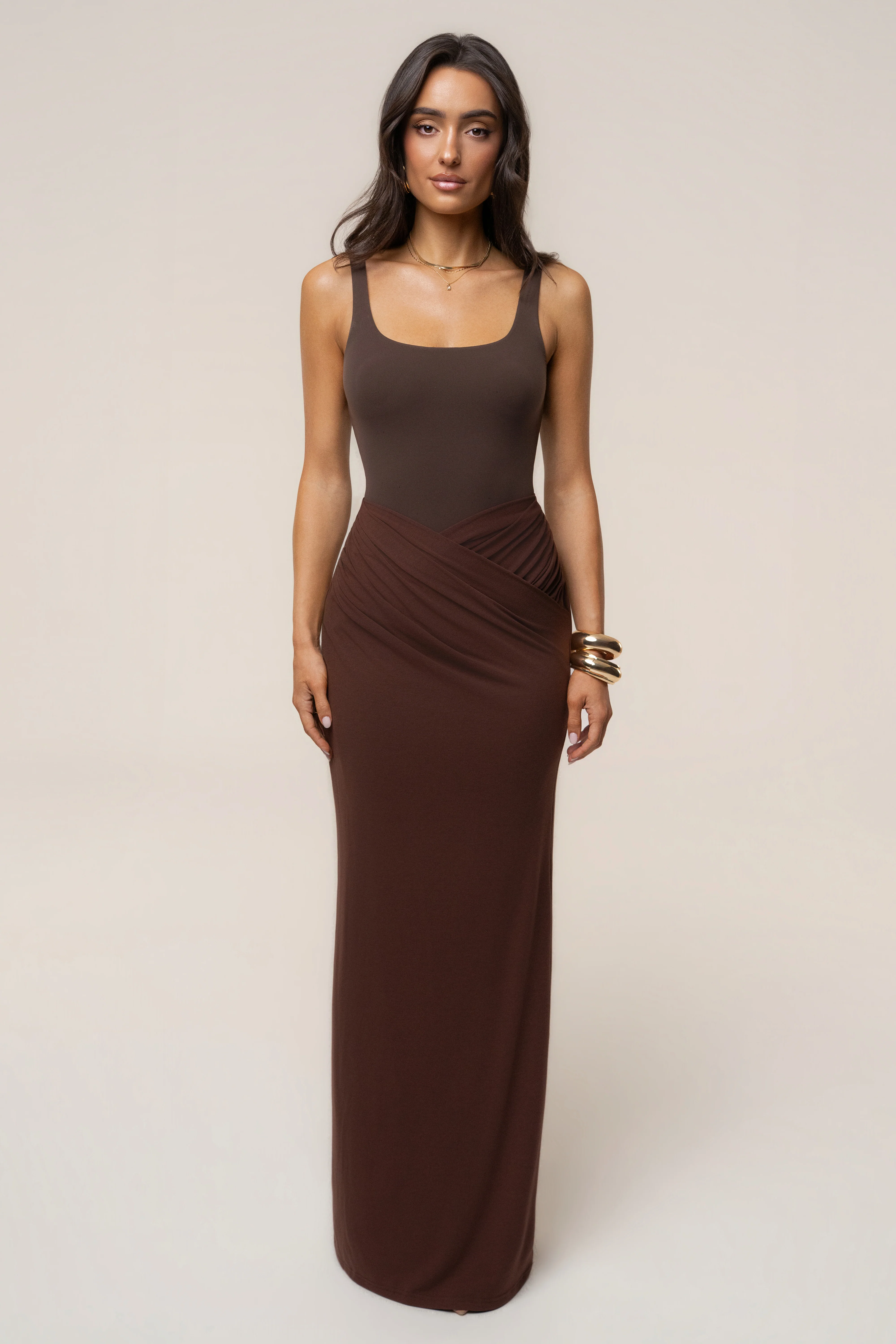 Chocolate Passion Maxi Skirt