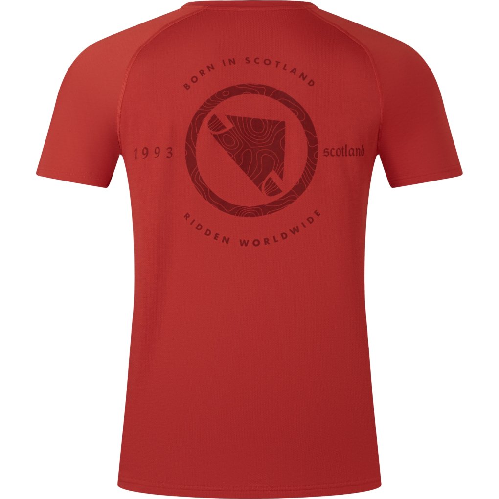 Endura Loop Short Sleeve Tech Tee Men - brick red