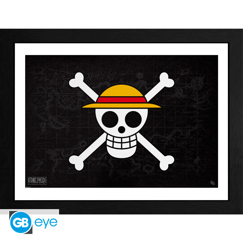 ONE PIECE Framed print Skull