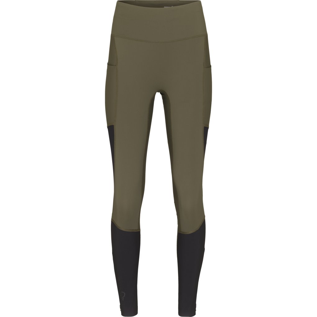 Norrona senja equaliser stretch Tights Women - Olive Night/Caviar