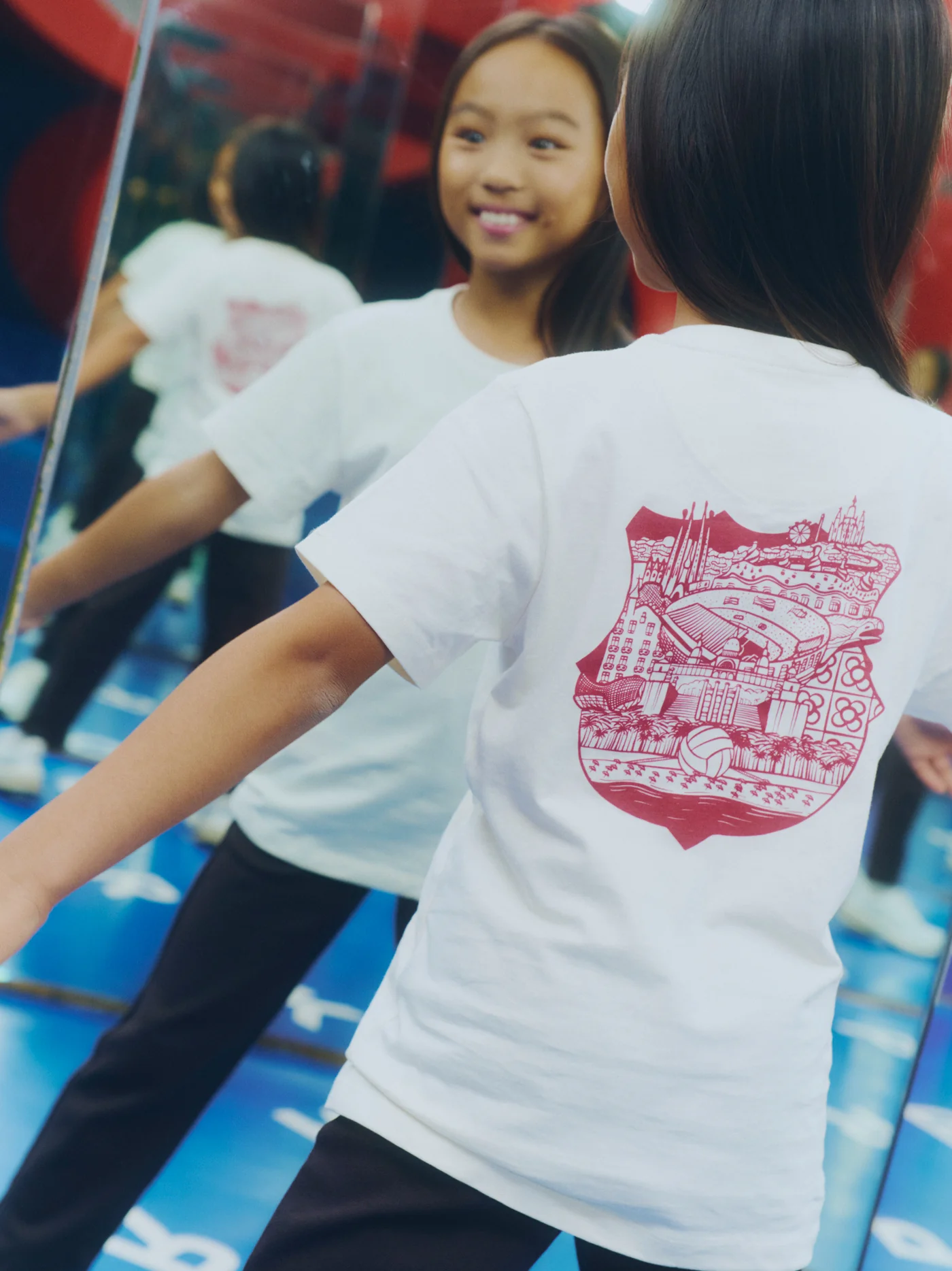T-shirt beige Barça - Junior