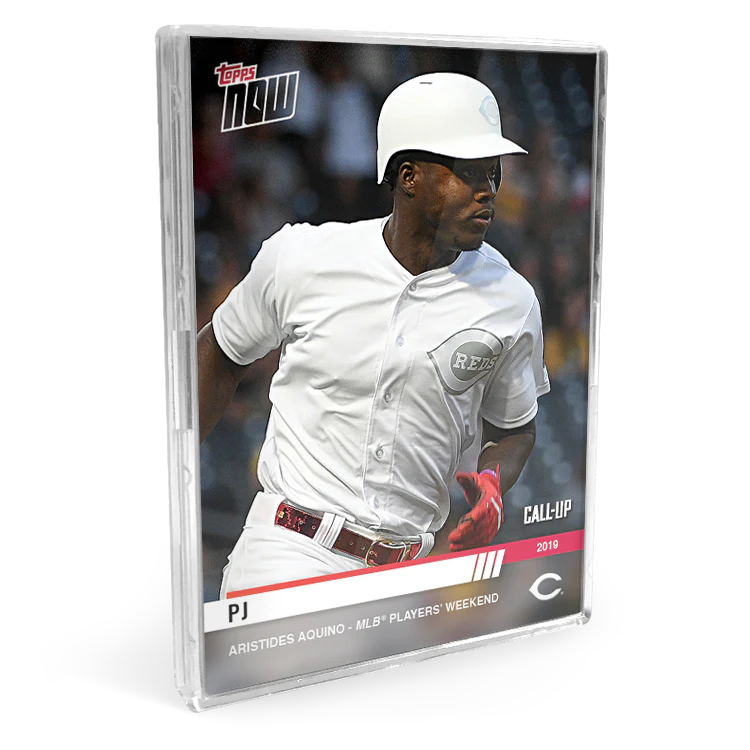 2019 Cincinnati Reds TOPPS NOW® Players Weekend 6-Card Team Set + Relic Card - Print Run: 225