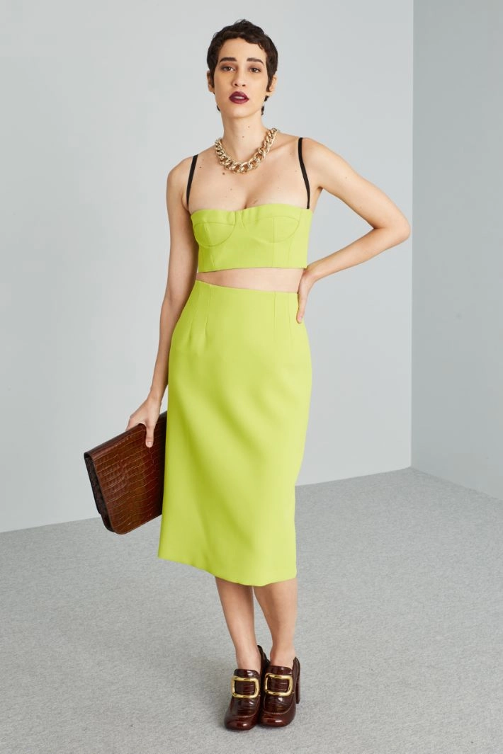 Cady pencil skirt - LIME