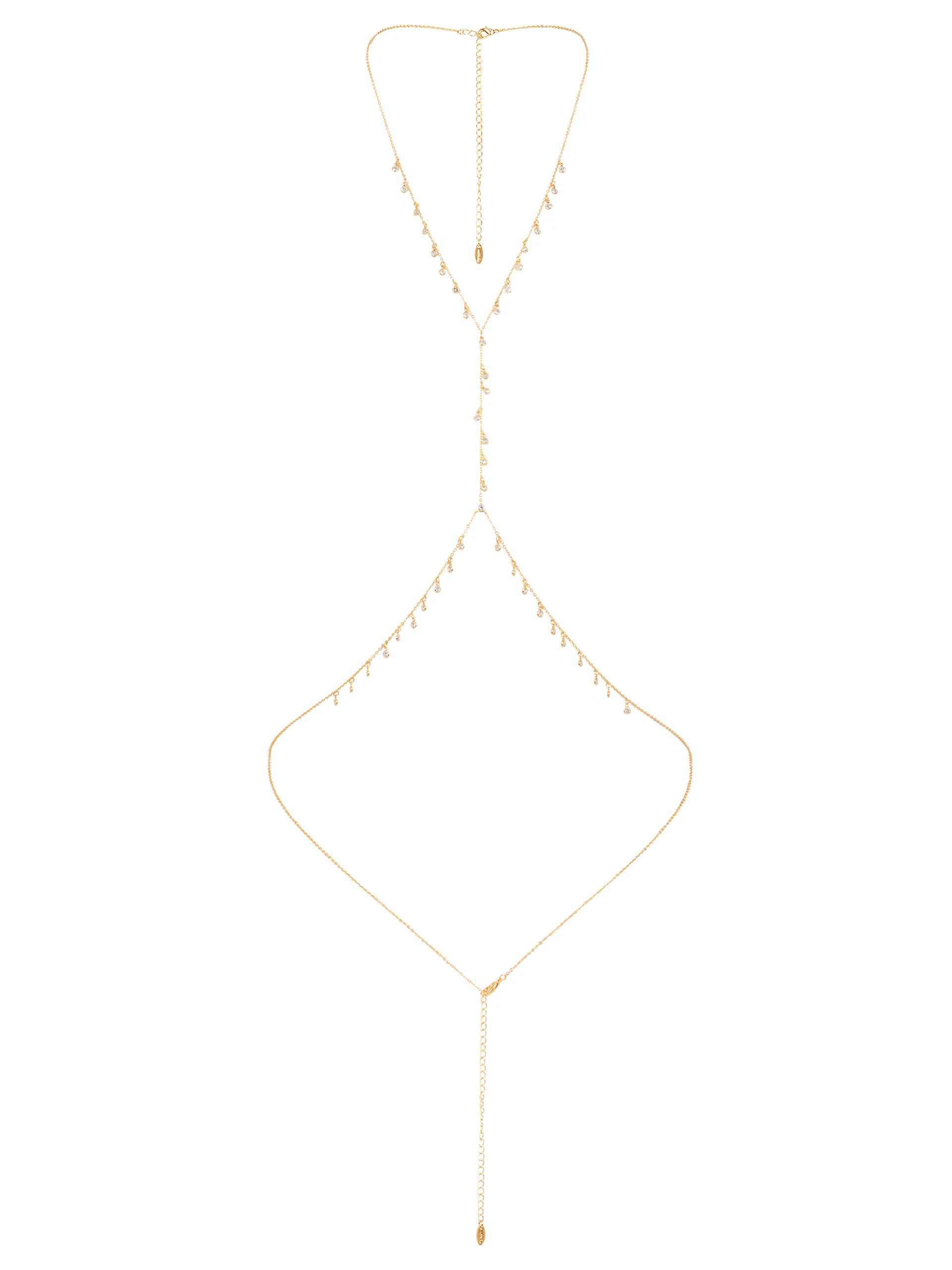 Crystal Fringe Body Chain