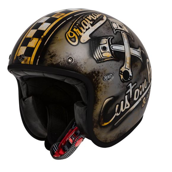 Petit Premier jet helmet - OP 9 BM - Black / GrayRef: PE0261