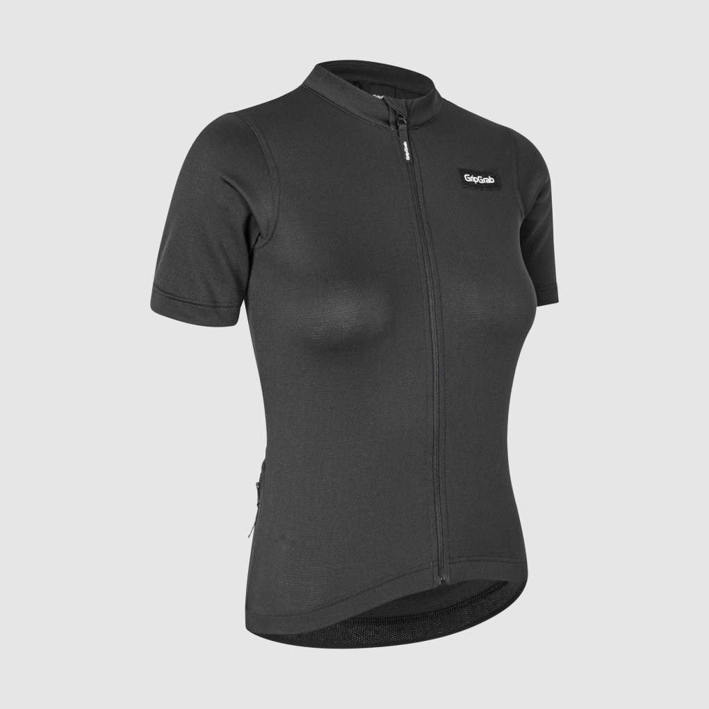 GripGrab EXPLR Merinotech Short Sleeve Jersey Women - Black