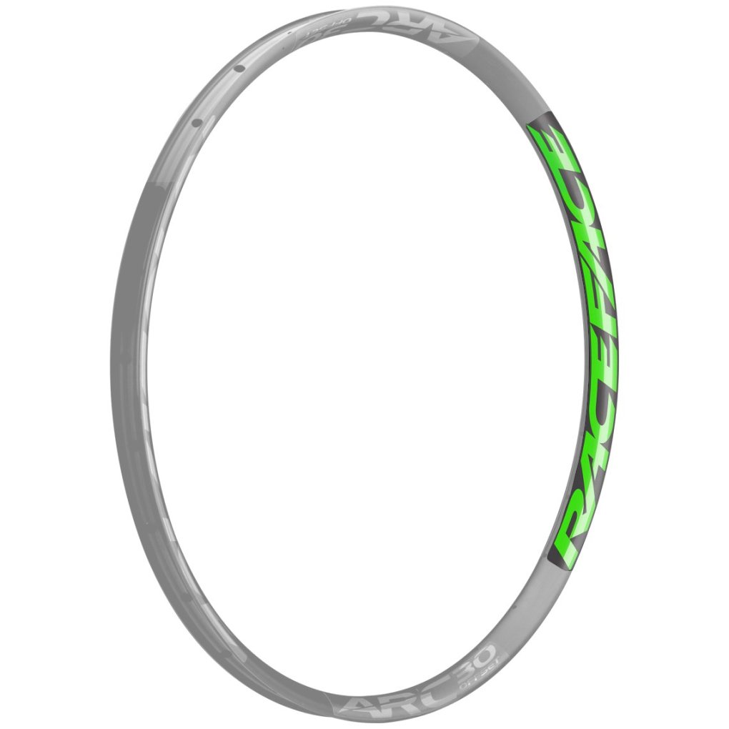 Race Face Decal Kit for AR / Arc Rims - neon green