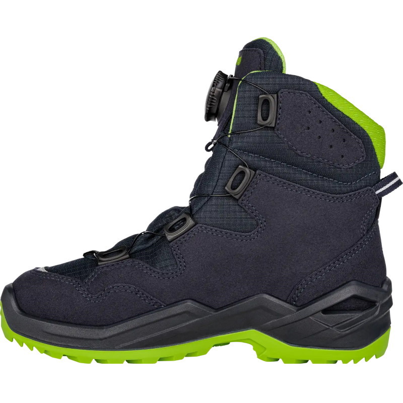 LOWA Firo GTX Winter Shoes Junior - navy/lime (Size 25-35)