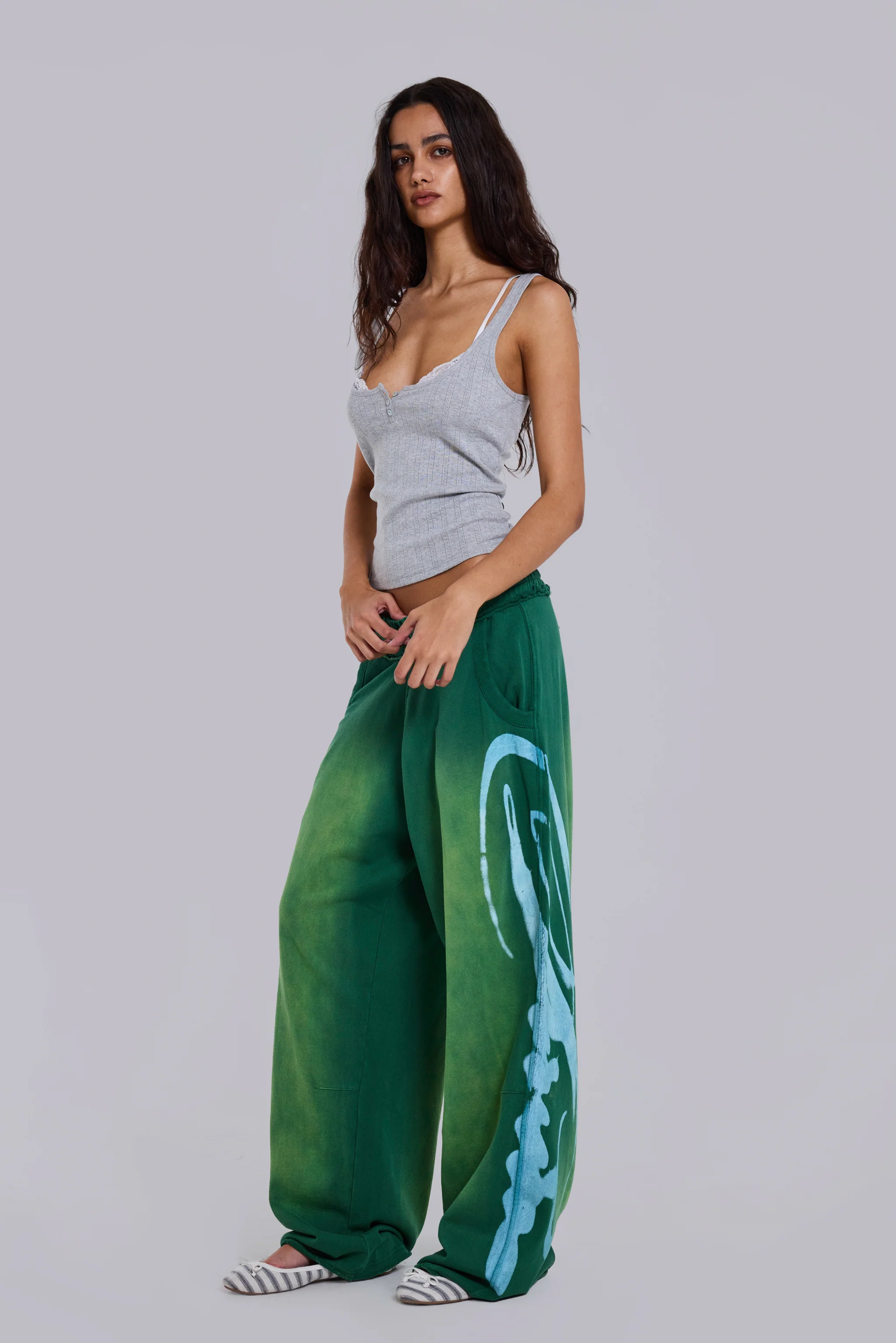 Divine Airbrush Green Monster Joggers