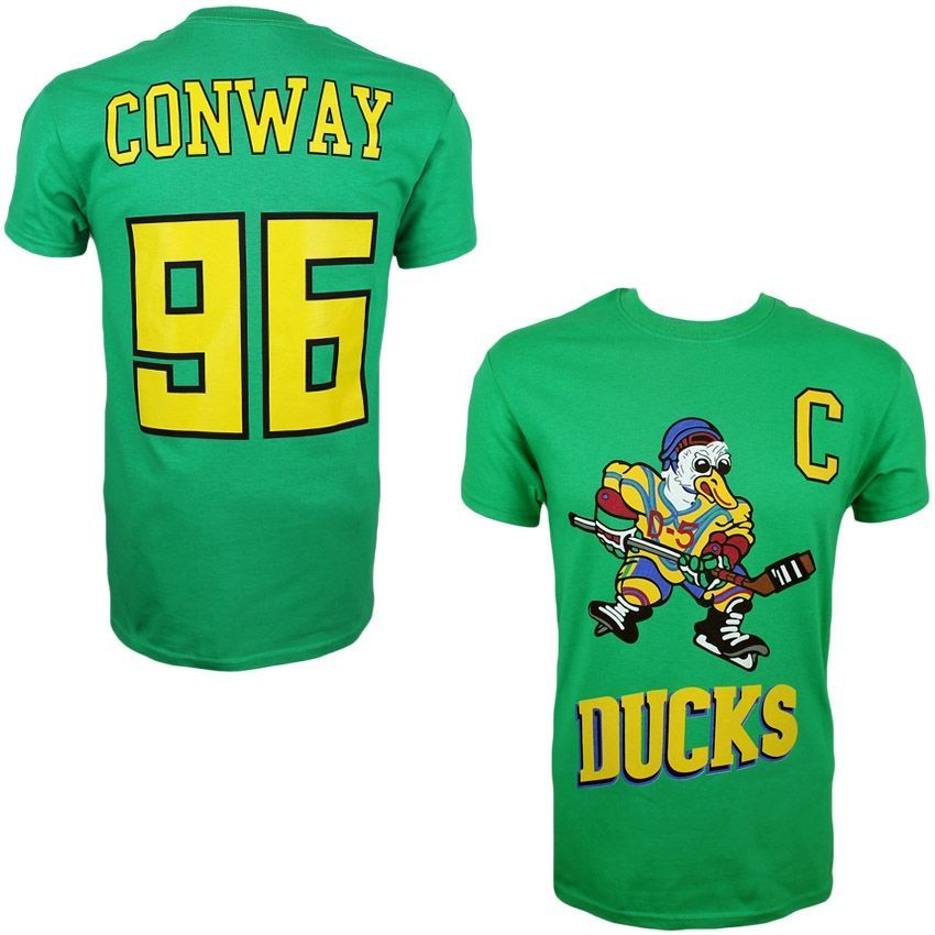 The Mighty Ducks Charlie Conway #96 'C' Hockey T-Shirt