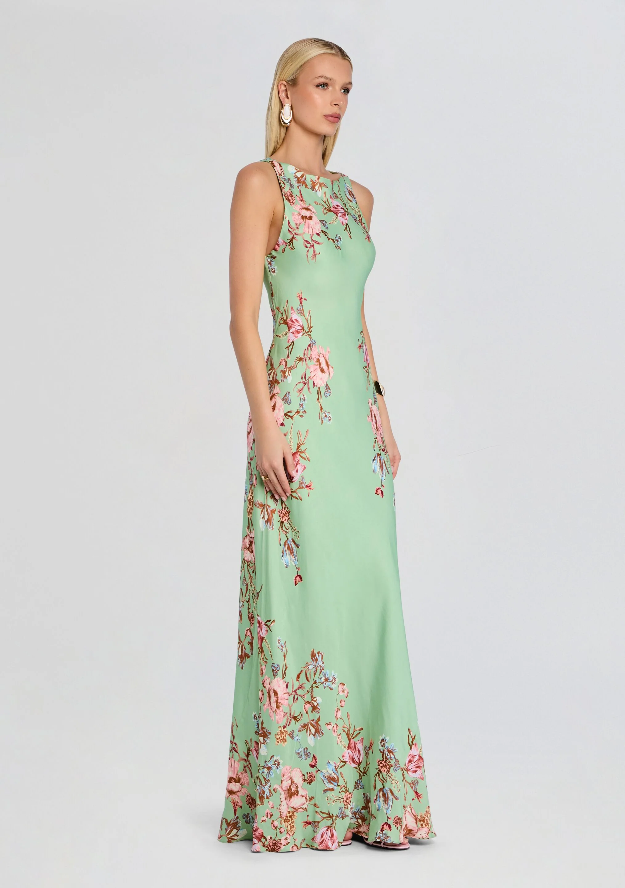 Ezra Bias Maxi Dress