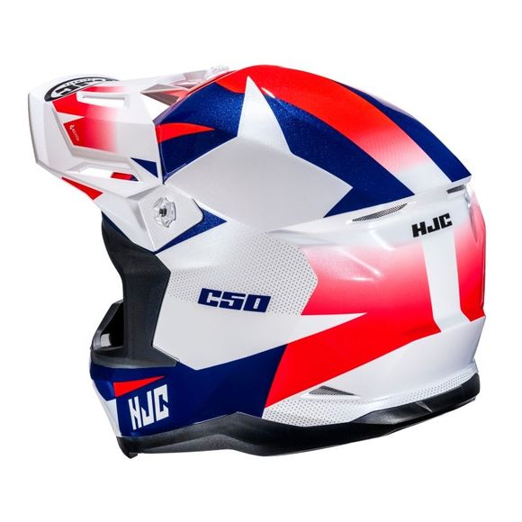 HJC C50 cross helmet - SLIDE 2026 - Blue / RedRef: HJ1366