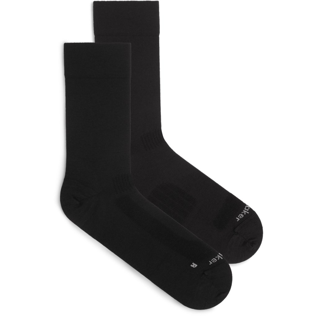 Icebreaker Merino Hike+ Liner Crew Socks Men - Black