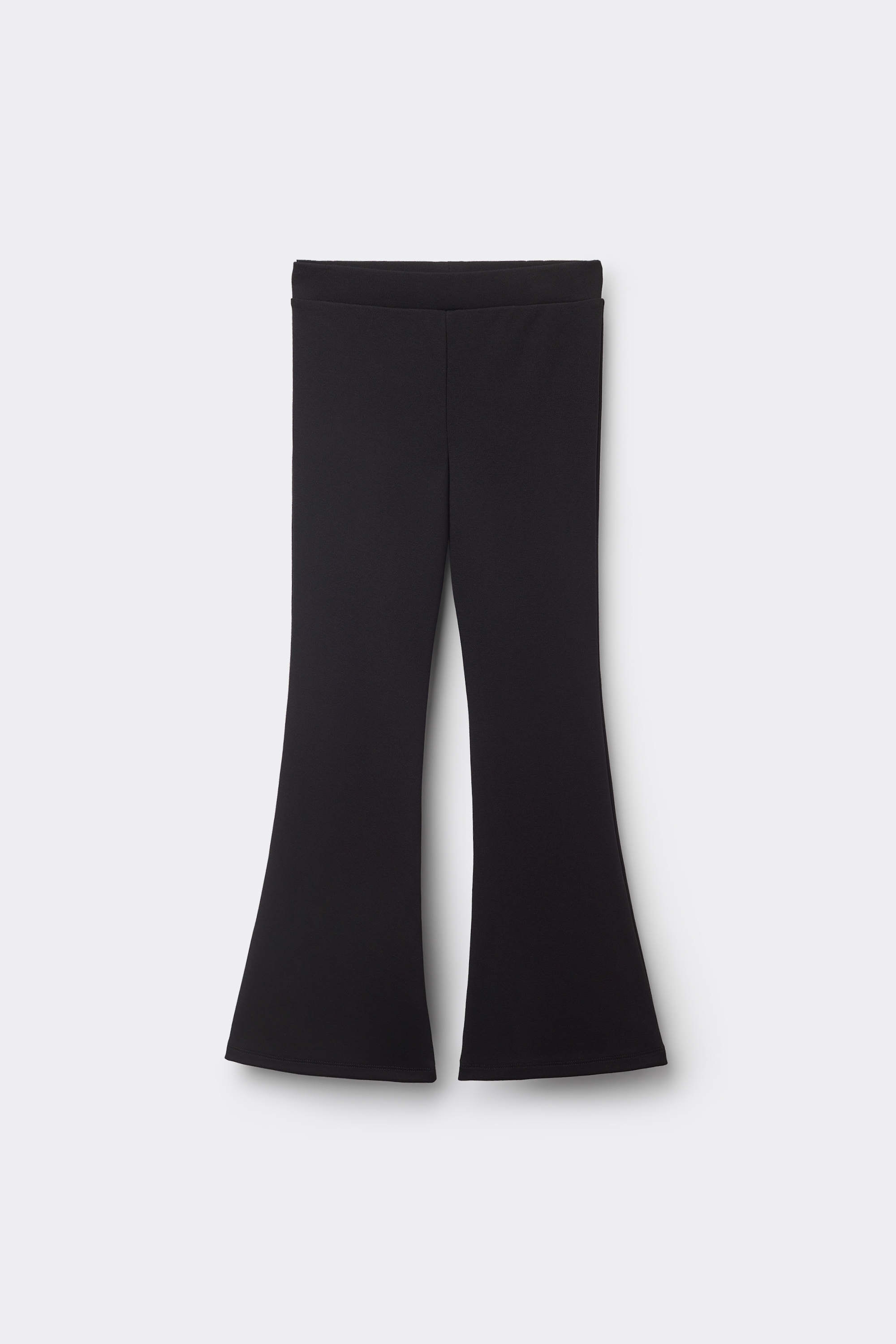 Flared Milano-Stitch Trousers