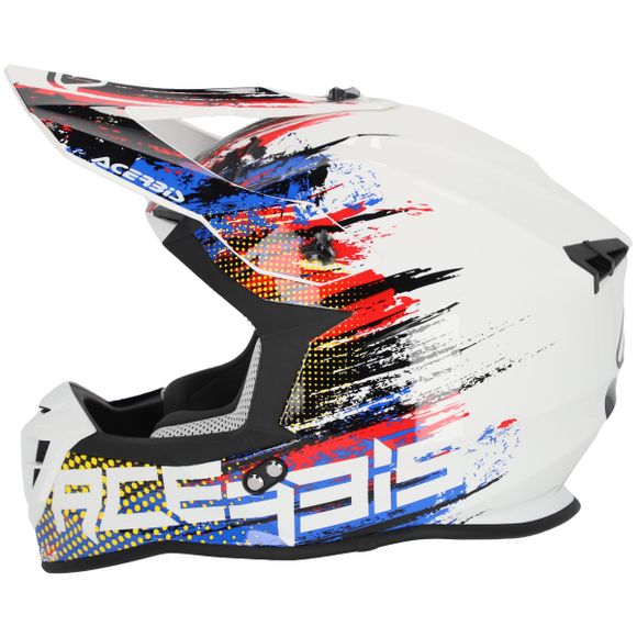 Casque cross Acerbis LINEAR 22.06 2024 - Blanc / BleuRef : AE5311