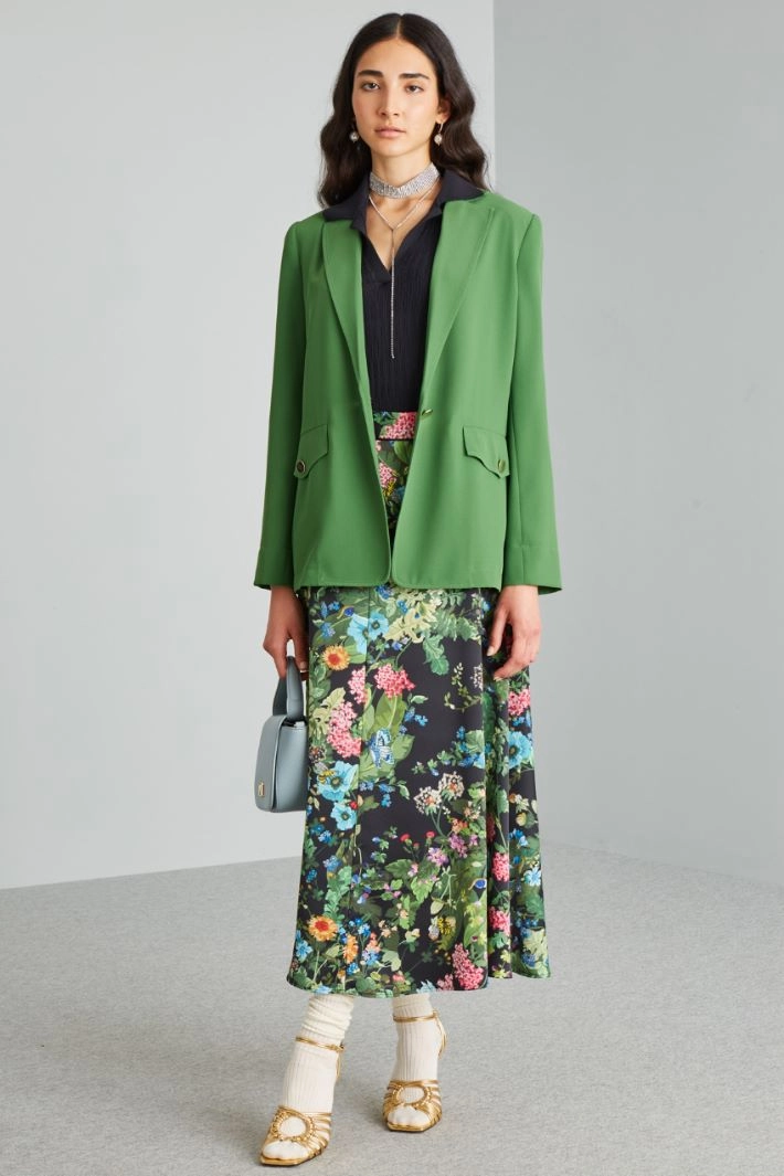 Deconstructed levantine blazer - GREEN