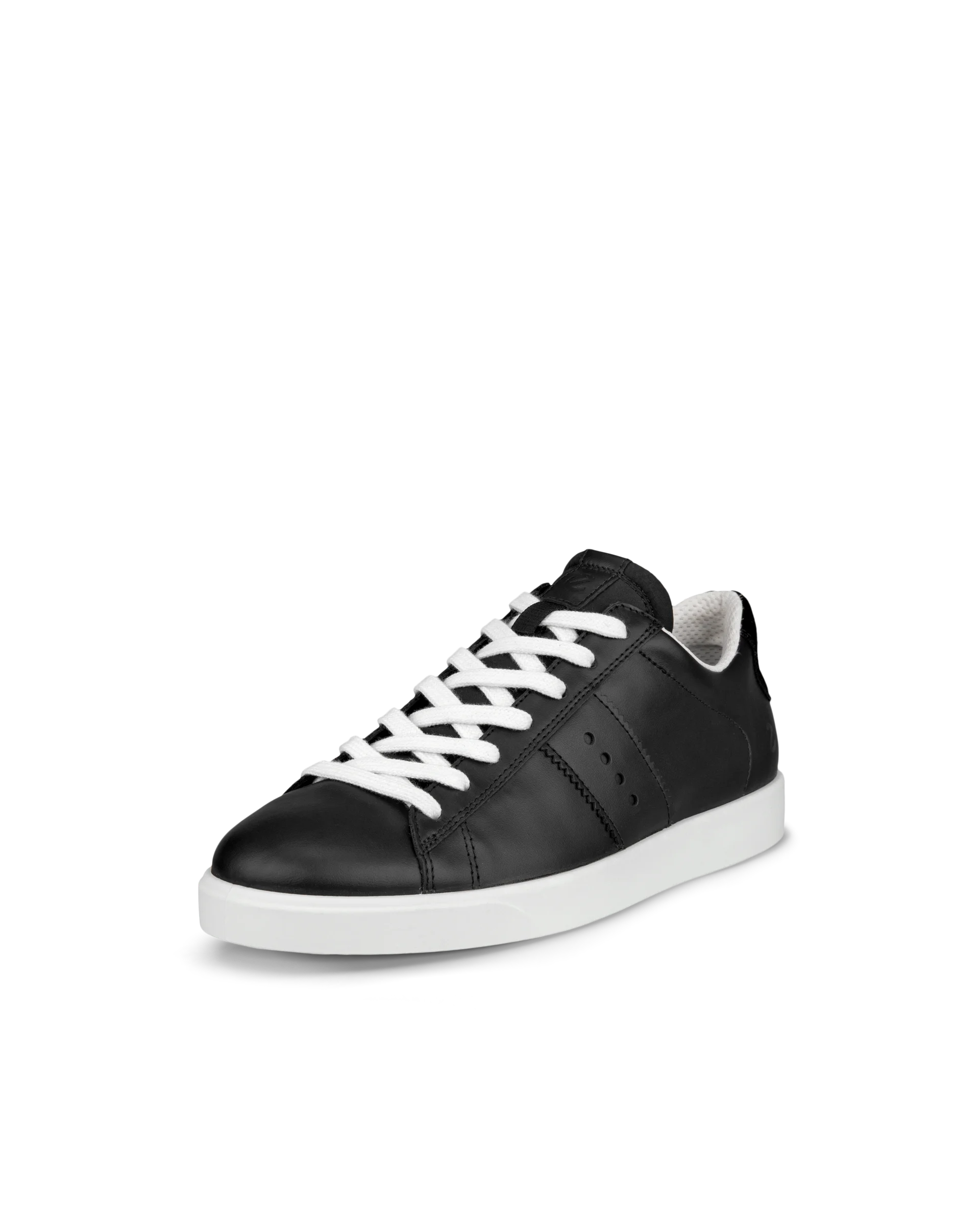ECCO STREET LITE W Damen Ledersneaker Schwarz