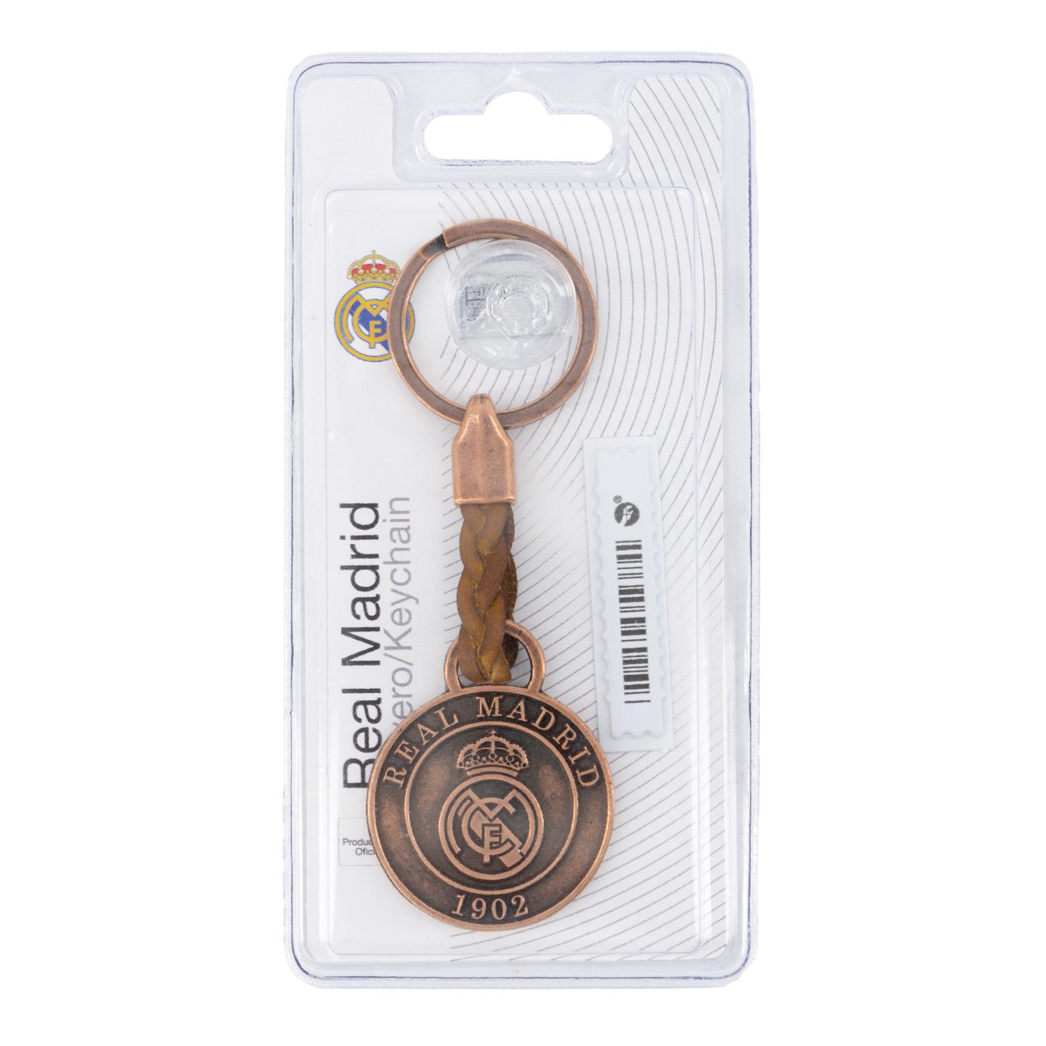 Keyring 1902 Brass Real Madrid