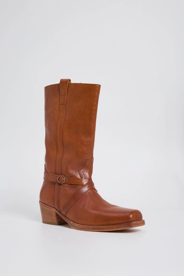 Leather boots - LEATHER