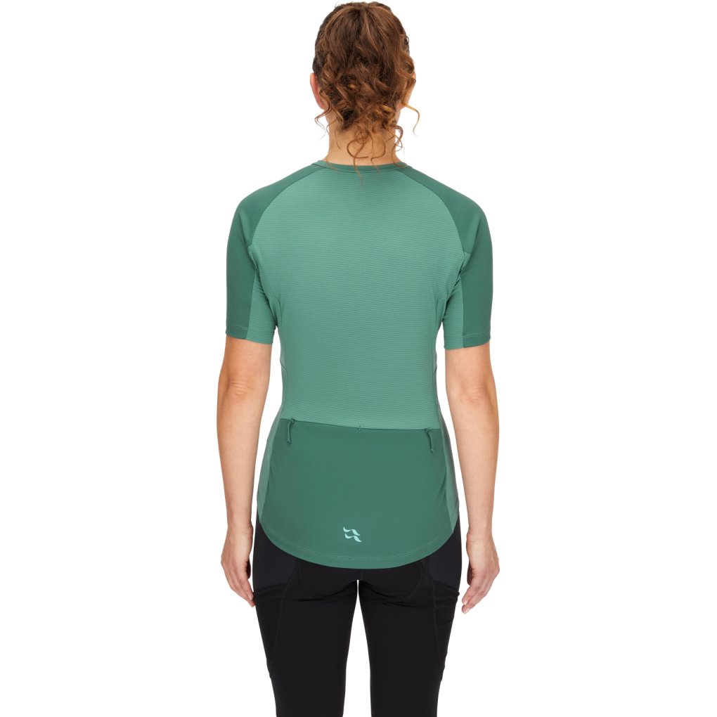 Rab Cinder Tract Jersey Women - green slate/eucalyptus