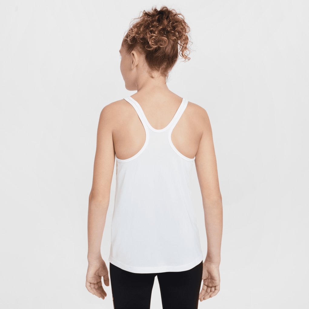 Nike One Classic Dri-FIT Tank Top Girls - white/black FZ5599-100