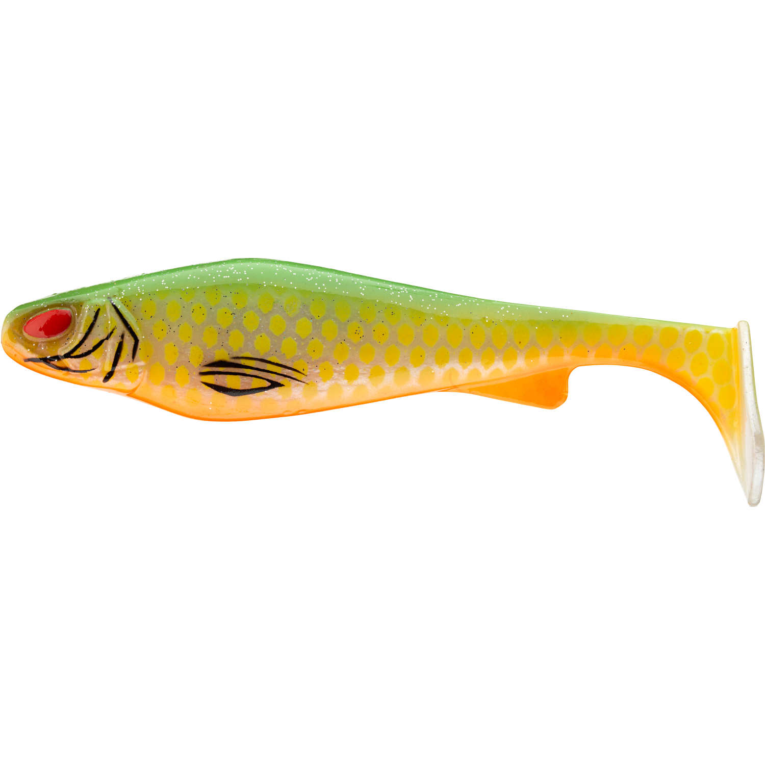 Prorex Rubber Fish Lazy Shad (Olive Roach UV)