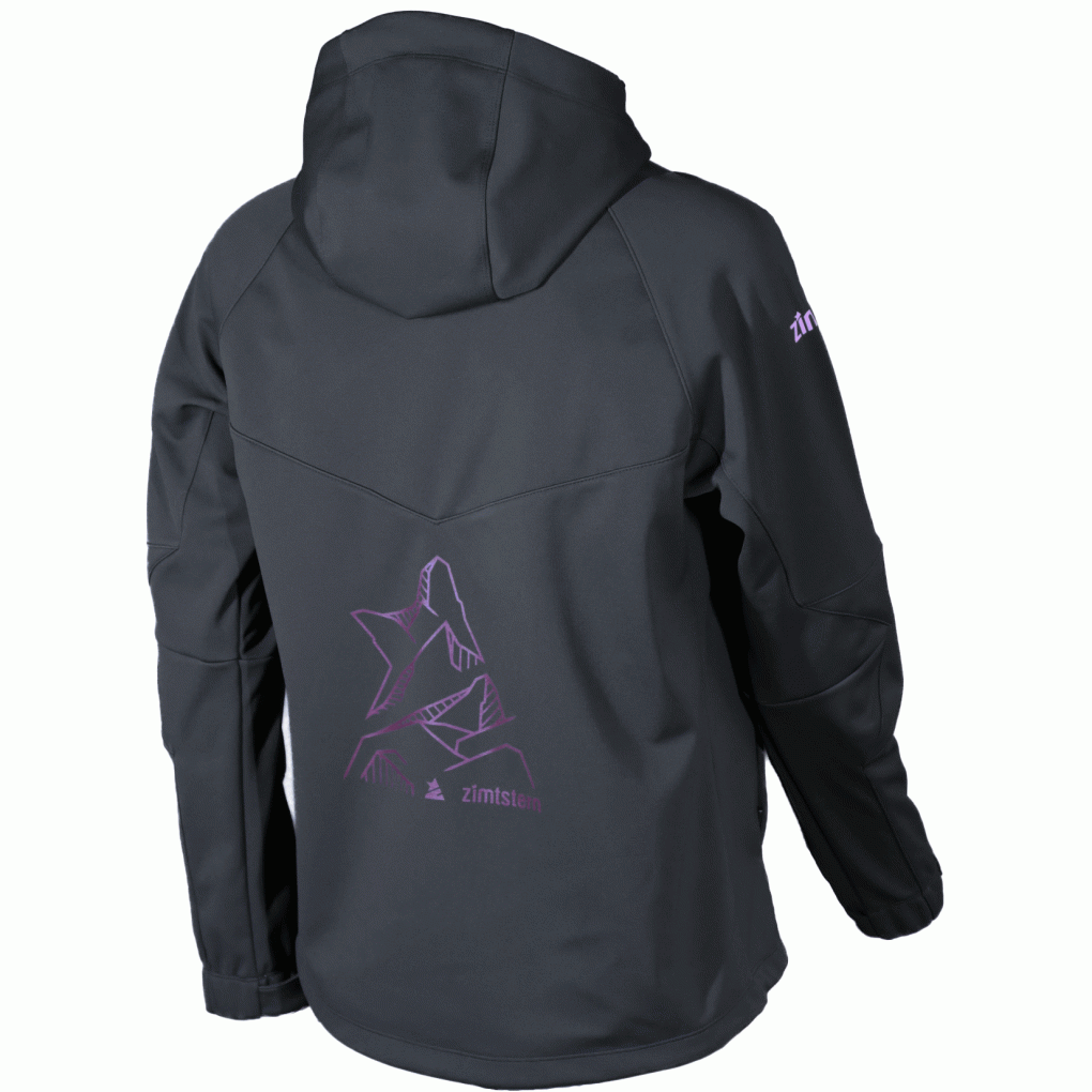 Zimtstern Shelterz Softshell MTB-Jacket Women - Pirate Black/Blush