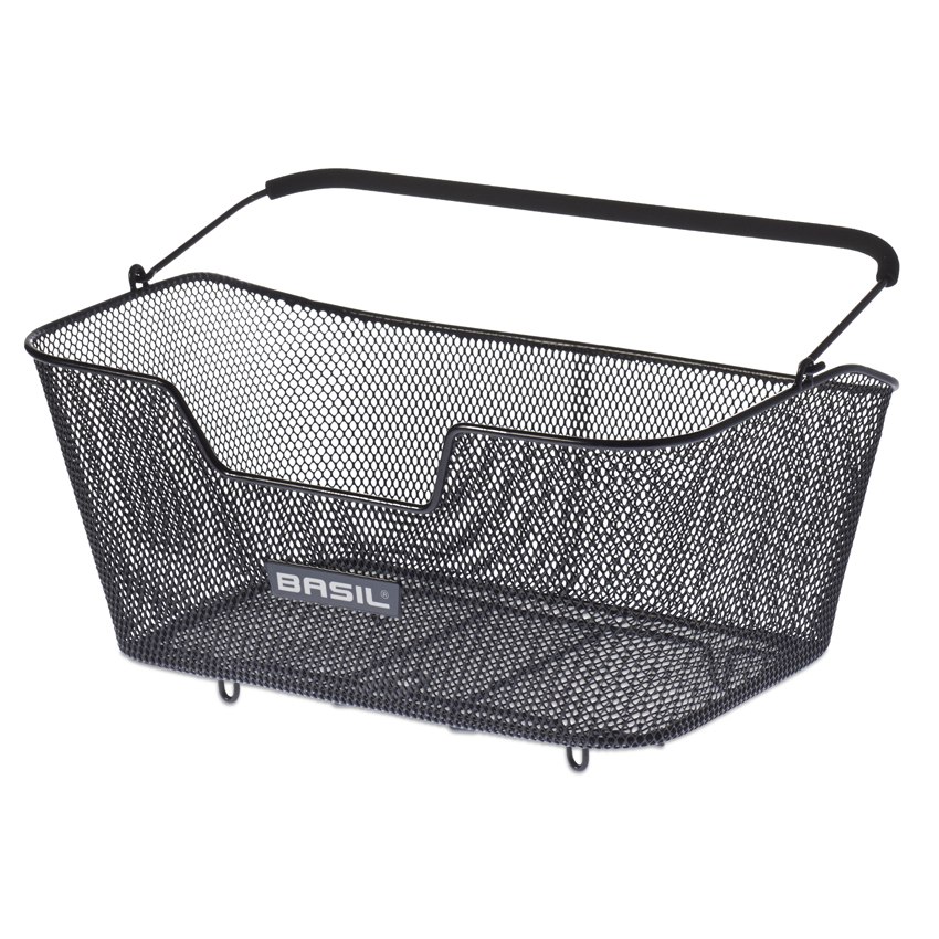 Basil Base Bag Bike Basket - black