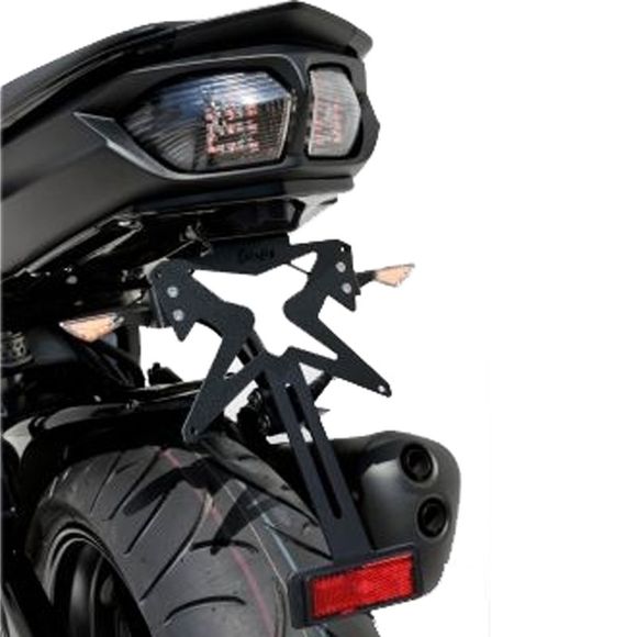 Ermax Spécial S License Plate Bracket - Black/WhiteRef: EM1333