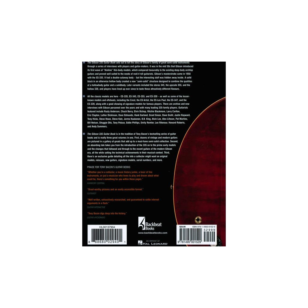 Backbeat Books Gibson 335 Guitar Book – Thomann Ireland