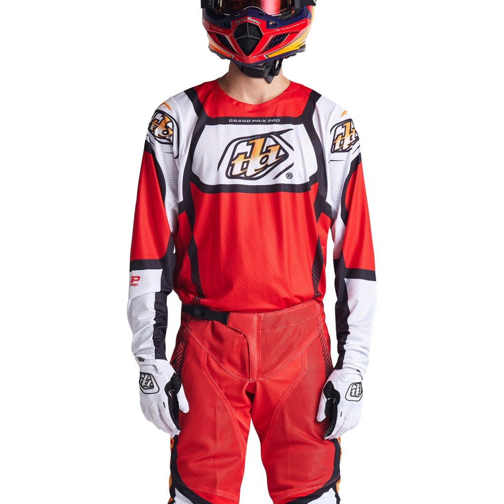 Troy Lee Designs GP Pro Air Long Sleeve Jersey Men - Bands Red/White
