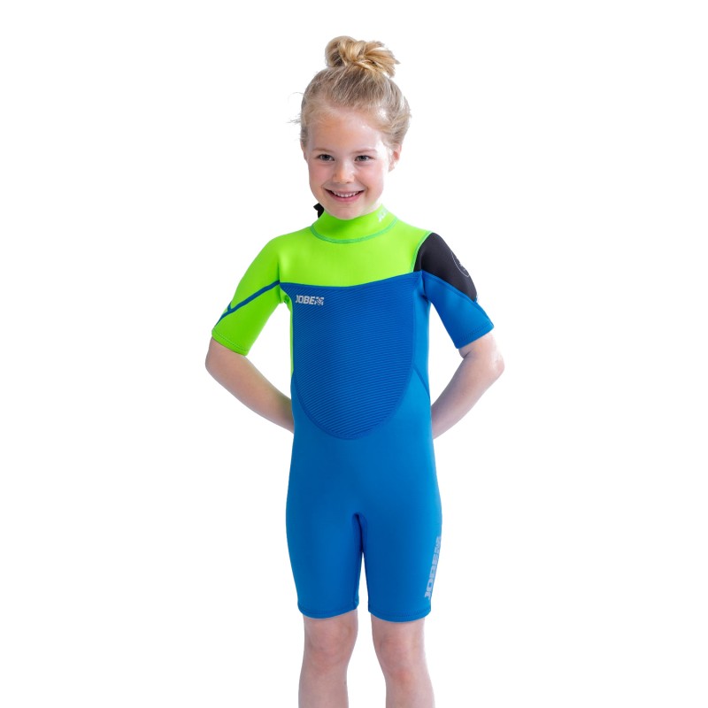 Jobe Boston Shorty 2mm Wetsuit Kids Lime/Blue