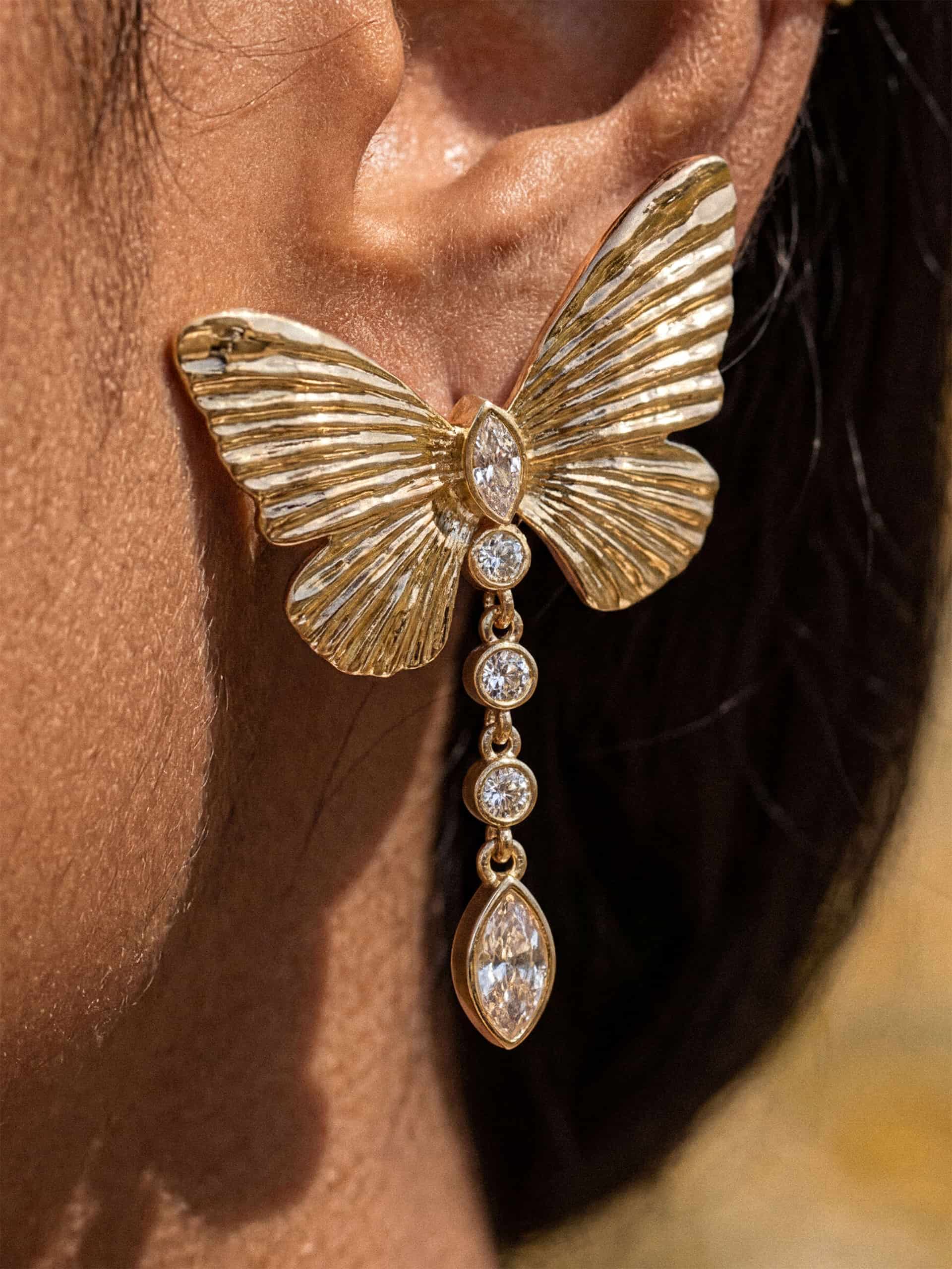 Butterfly Dangle Earrings