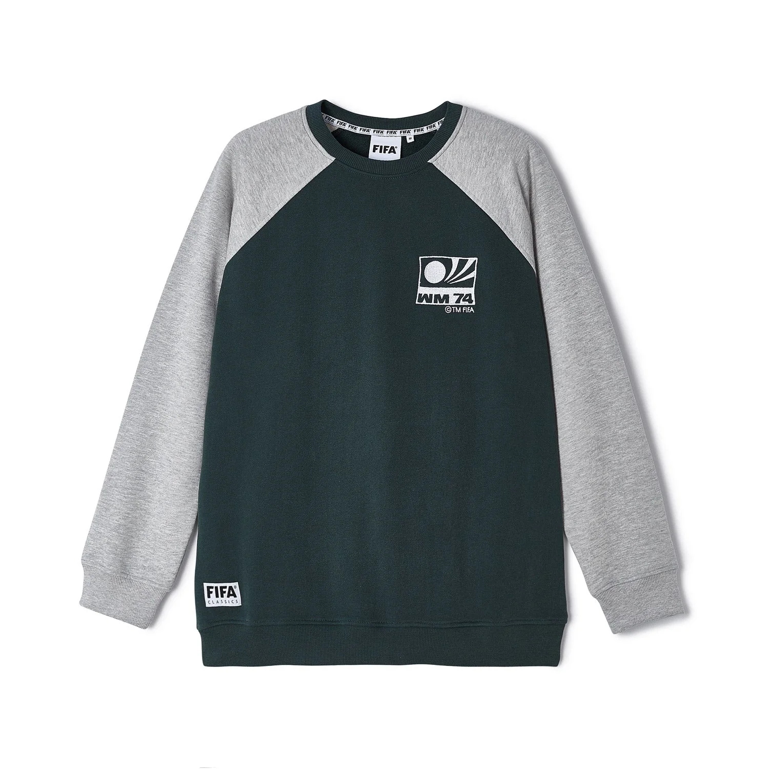 World football competition Classics Germany FR '74 Raglan Sweatshirt - Men's