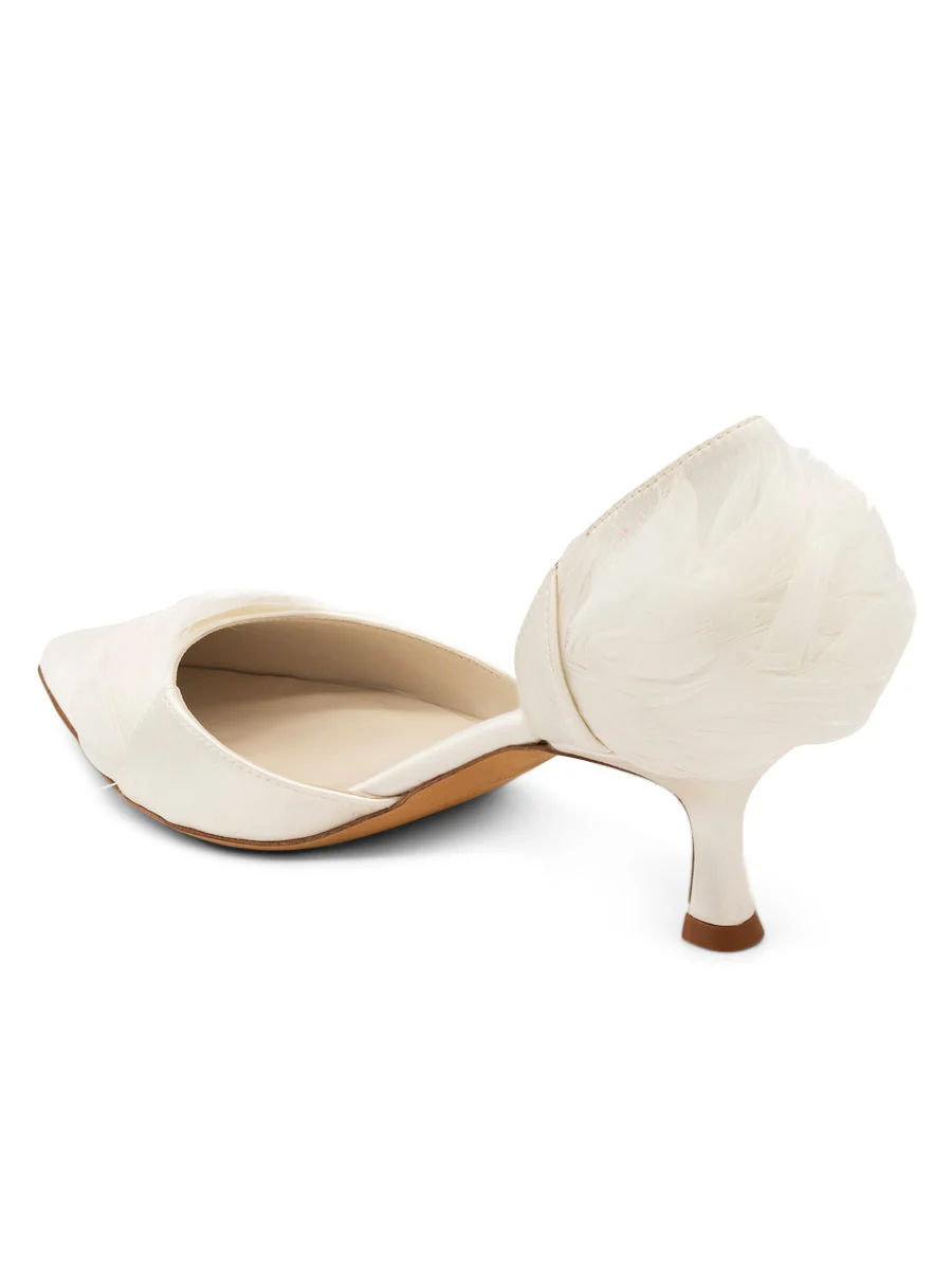 Sofia d'Orsay Feather Heel