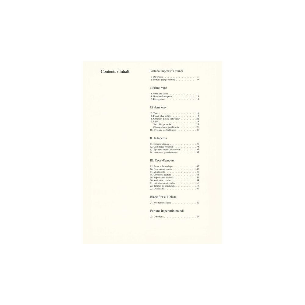 Schott Orff Carmina Burana Piano – Thomann Ireland