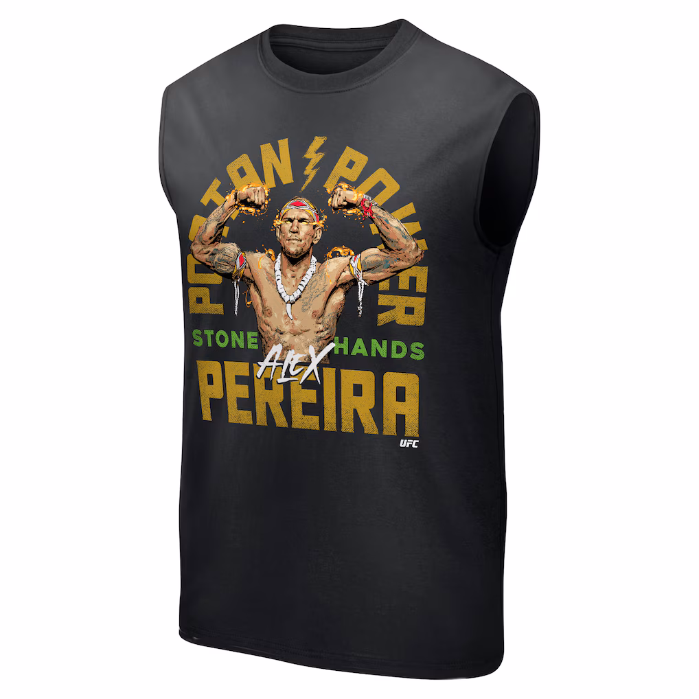 UFC Alex Pereira Poatan Power Tank - Black - Mens