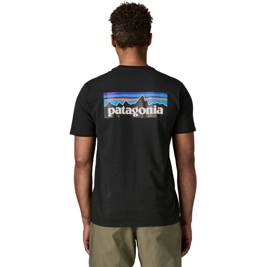 Patagonia P6 Logo Responsibili-Tee Men - Black