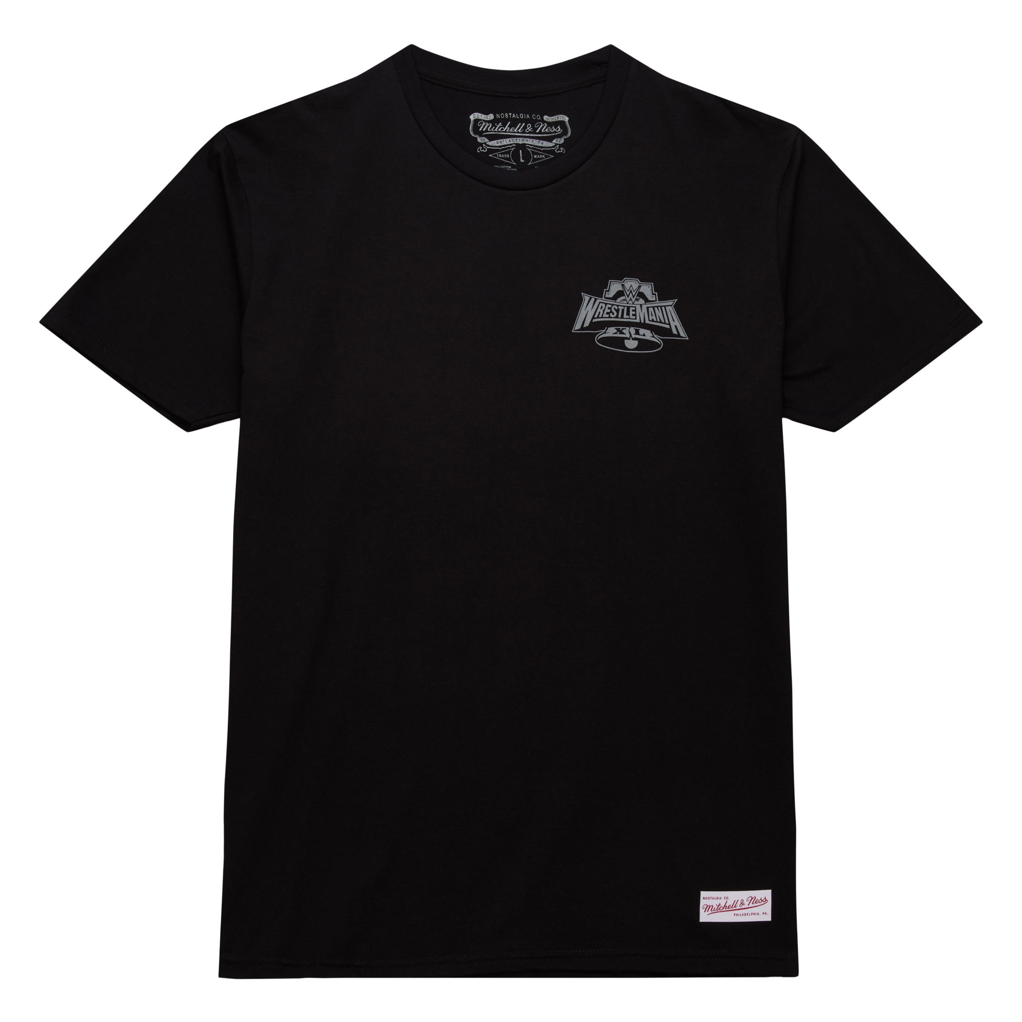 WrestleMania XL Mitchell & Ness WWE T-Shirt Black