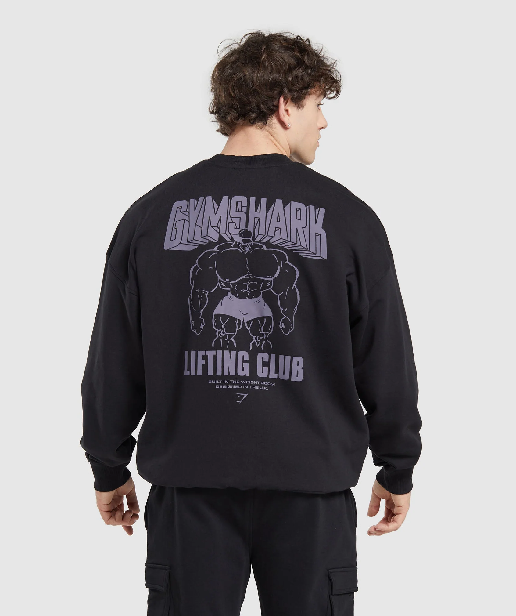 Cartoon Lifting Crew Black