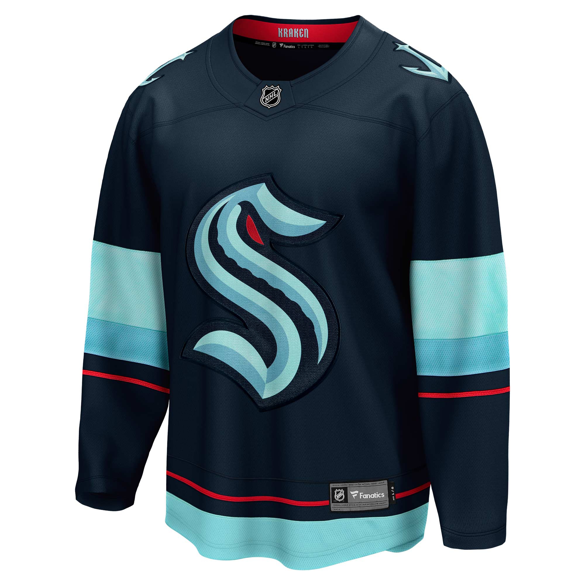 Seattle Kraken Fanatics Breakaway NHL Jersey Home Navy