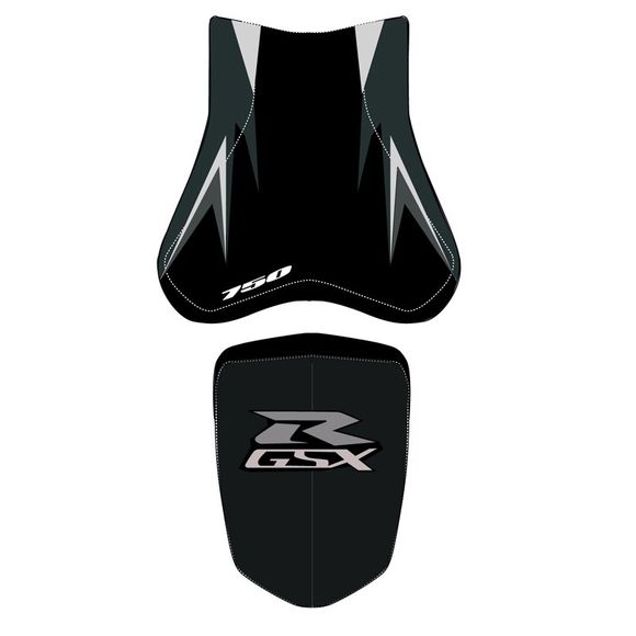 Bagster seat cover black/matt black/greySUZUKI 750 GSX-R 750 - 2008Ref : 2201C