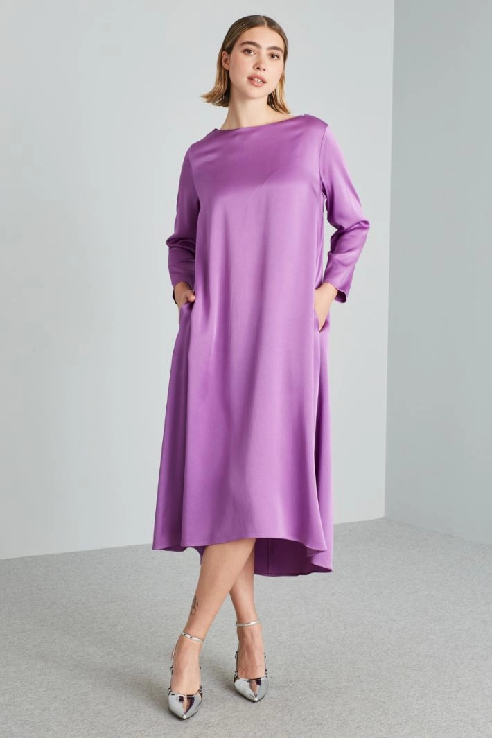 Long tie dress - VIOLET