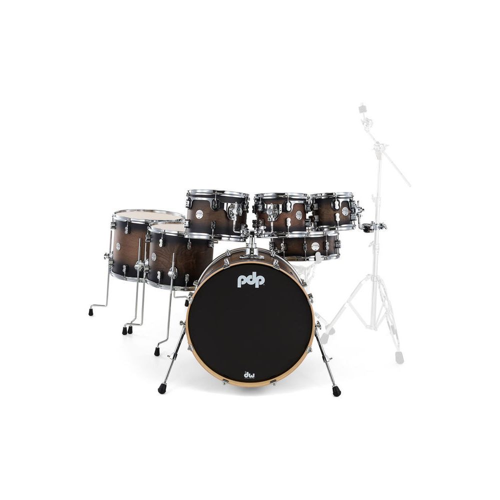 DW PDP CM7 Satin Charcoal B. – Thomann Ireland