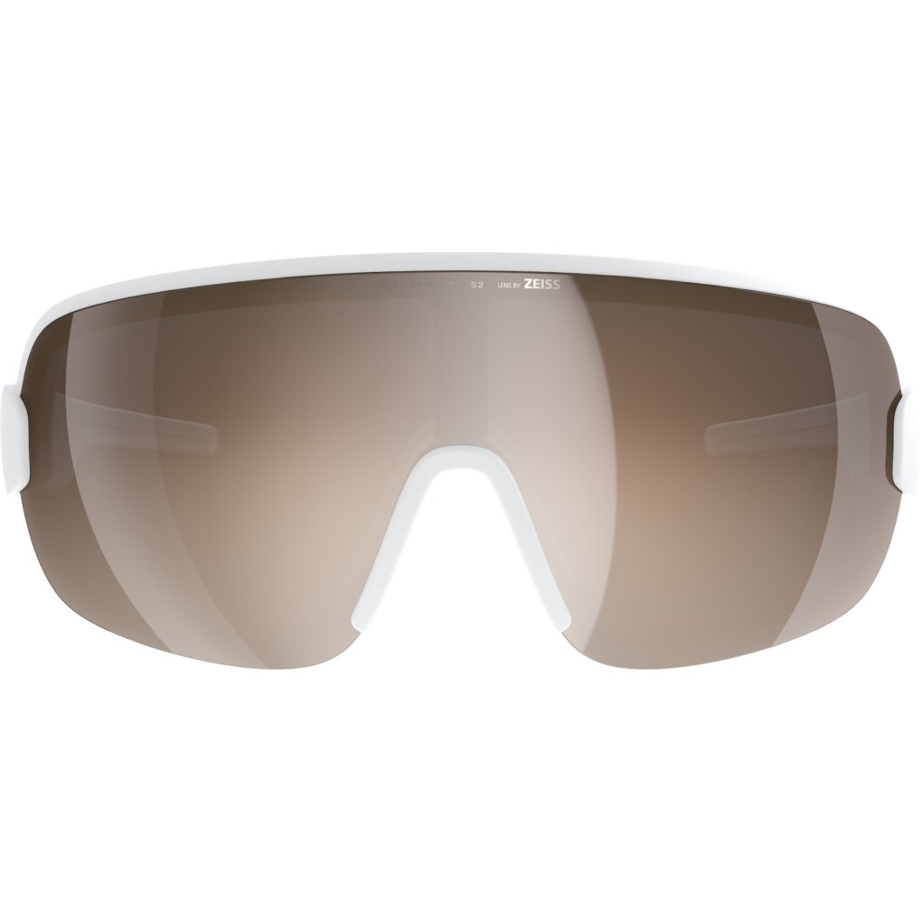 POC Aim Glasses - Hydrogen White - Clarity Trail Partly/Sunny Silver