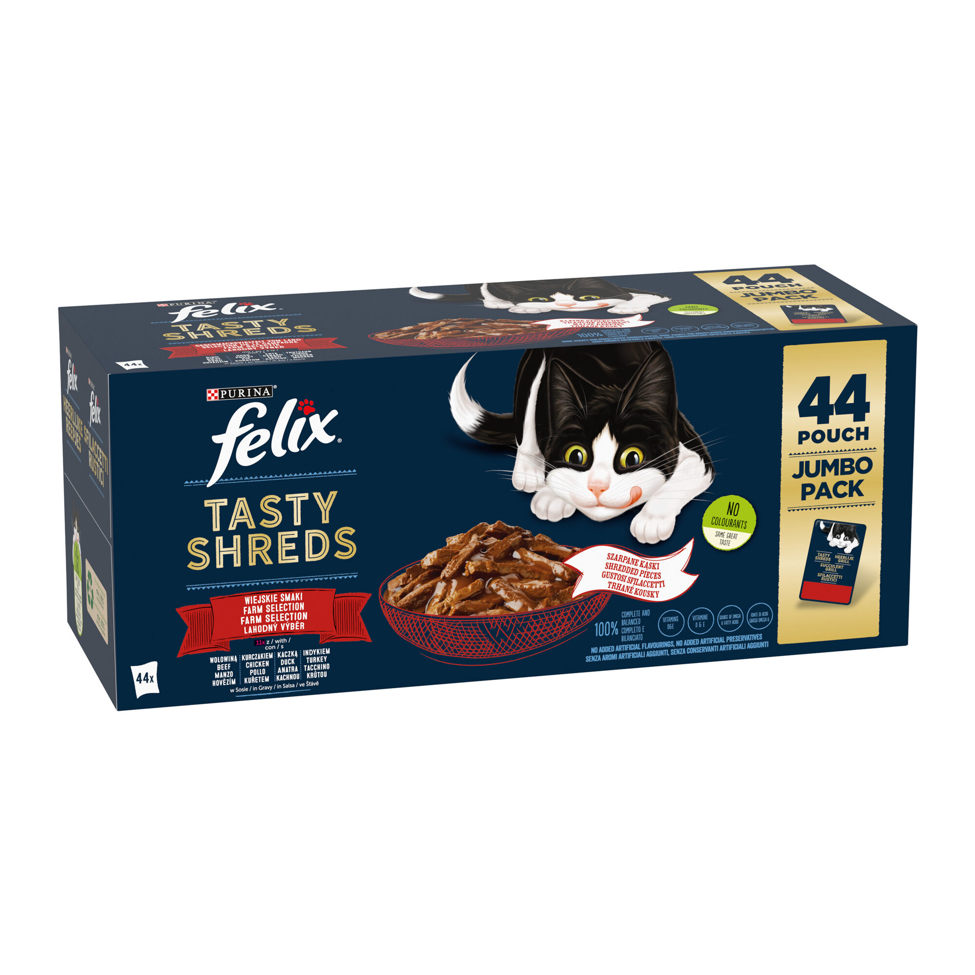 Felix Delicious Strips - Farm selection - 44 x 80 g