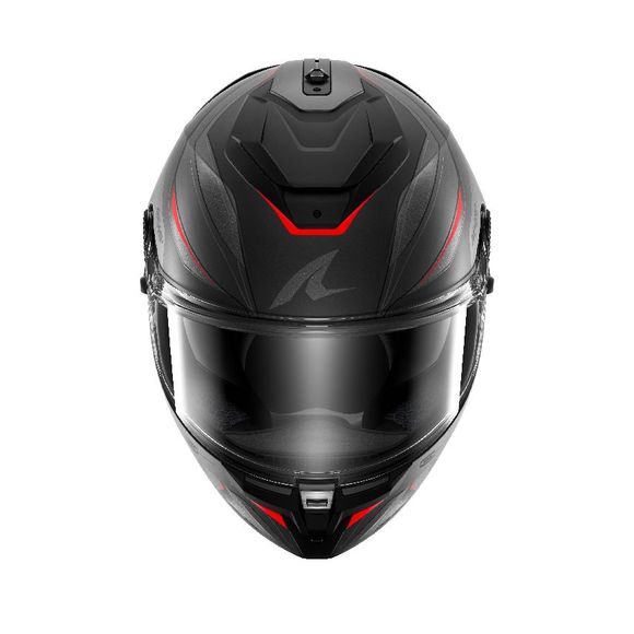 Shark SPARTAN GT PRO CARBON full face helmet - MEKARIUM - Gray / RedRef: SH1851