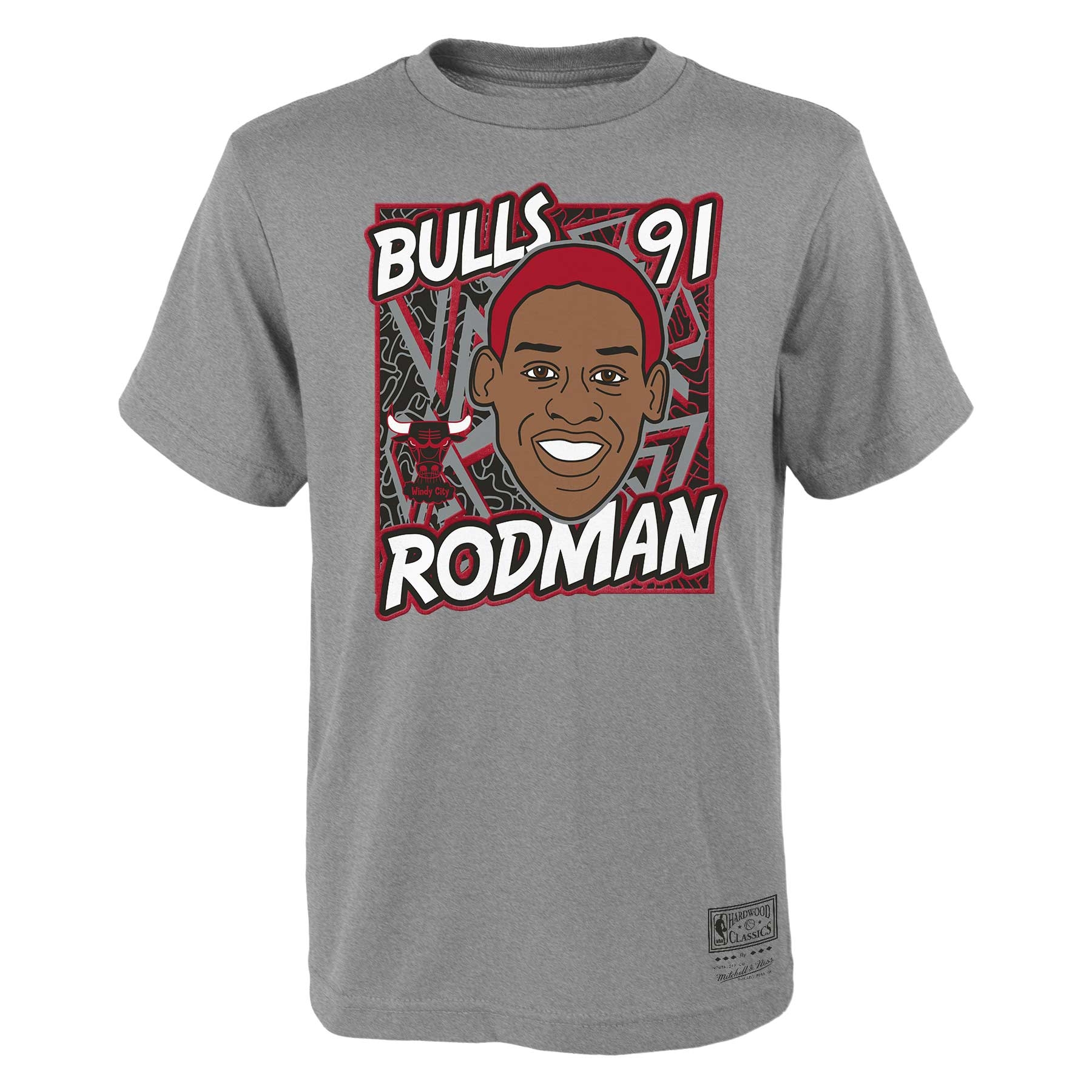 Dennis Rodman Chicago Bulls Court King Youth NBA T-Shirt (YOUTH)